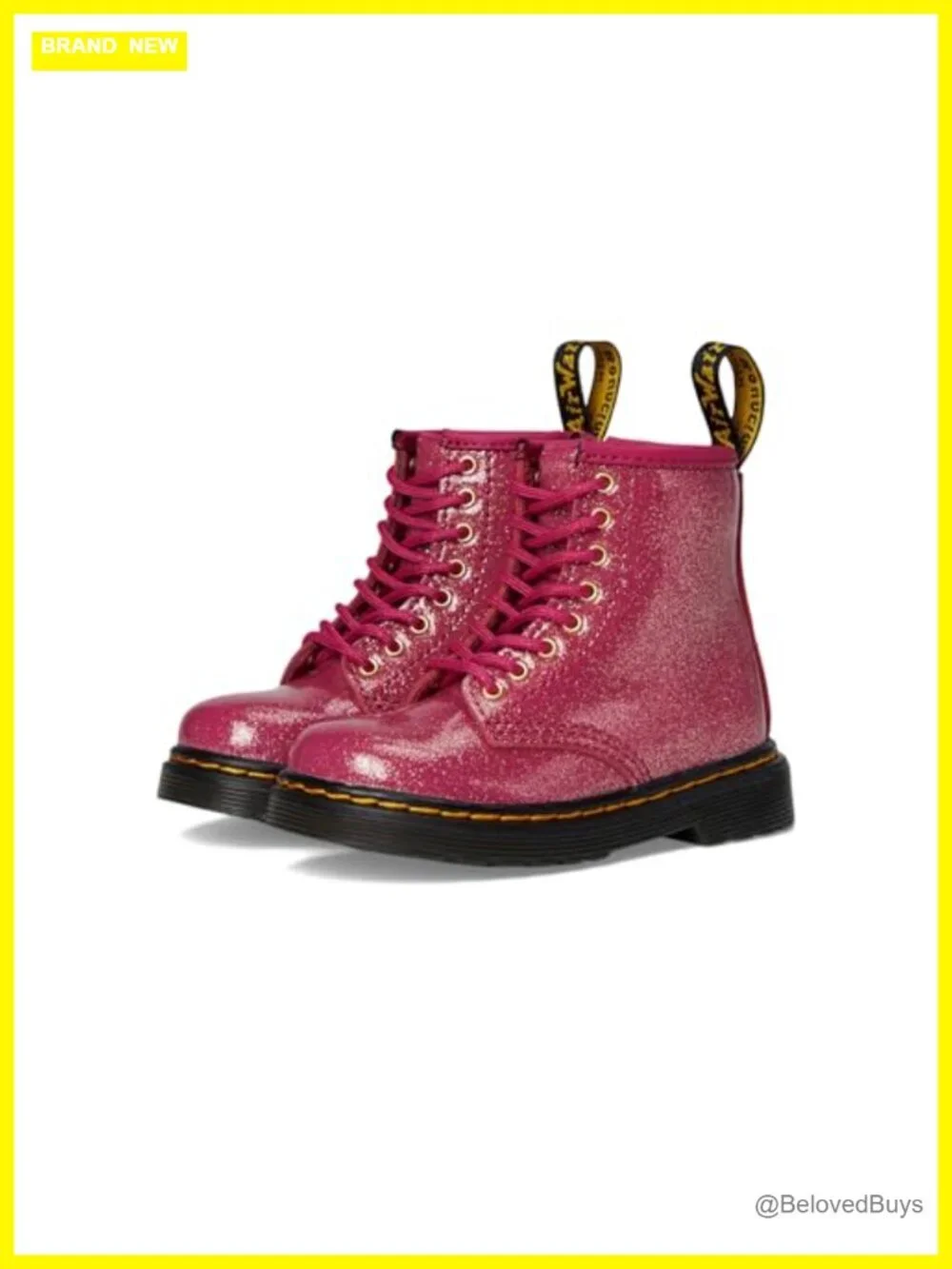 Kids Combat Boots - Leather Lace-Up Bootie